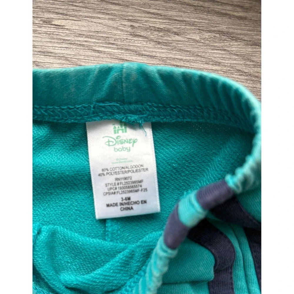 Disney Baby Pluto Teal Athletic‎ Shorts 3-6M